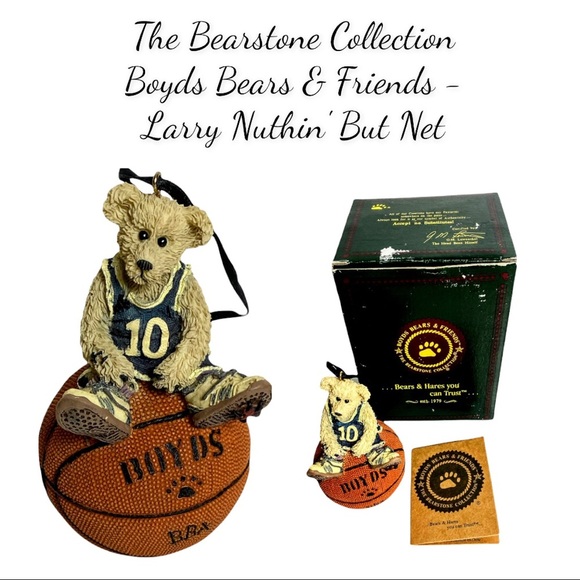 The Bearstone Collection Boyds Bears & Friends: Larry Nuthin' But Net 19… - Picture 1 of 15